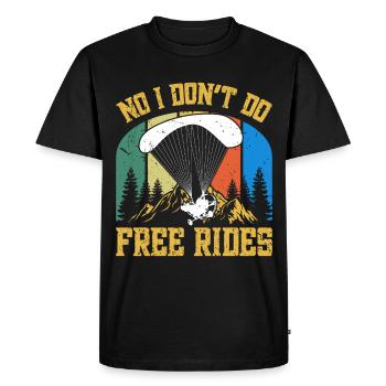Paramotorist Adventure Powered Paraglider - Men's Premium Organic T-Shirt - black - Front - Nico (187cm)