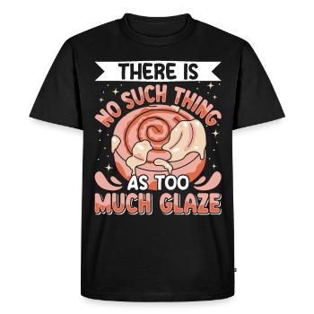 Cinnamon Roll Baker - Men's Premium Organic T-Shirt - black - Front - Nico (187cm)