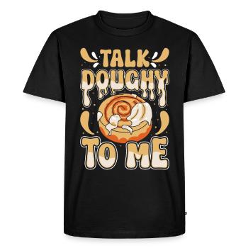 Cinnamon Roll Baker - Men's Premium Organic T-Shirt - black - Front - Nico (187cm)