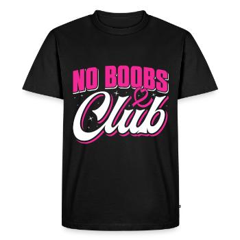 Pride Mastectomy Cancer Survivor Breast Cancer - Men's Premium Organic T-Shirt - black - Front - Nico (187cm)