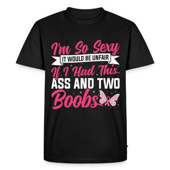 Pride Mastectomy Cancer Survivor Breast Cancer - Men's Premium Organic T-Shirt - black - Front - Nico (187cm)