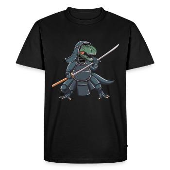 Kendo MMA Fighter Martial Arts - Men's Premium Organic T-Shirt - black - Front - Nico (187cm)