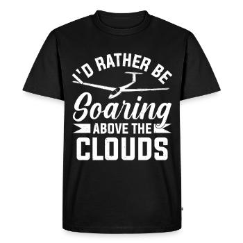 Glider - Men's Premium Organic T-Shirt - black - Front - Nico (187cm)