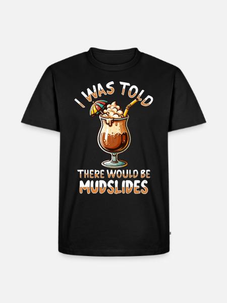 Mudslide Cocktail - Männer Premium Bio T-Shirt - Schwarz