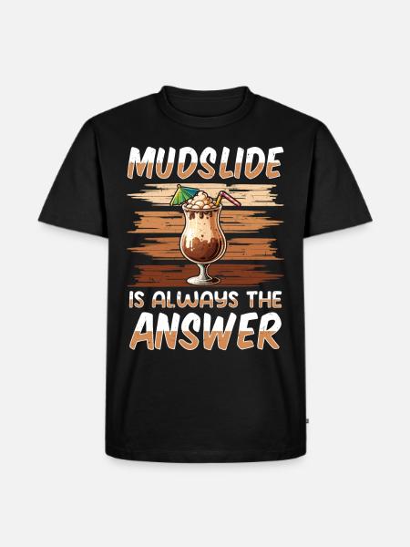 Mudslide Cocktail - Men's Premium Organic T-Shirt - black