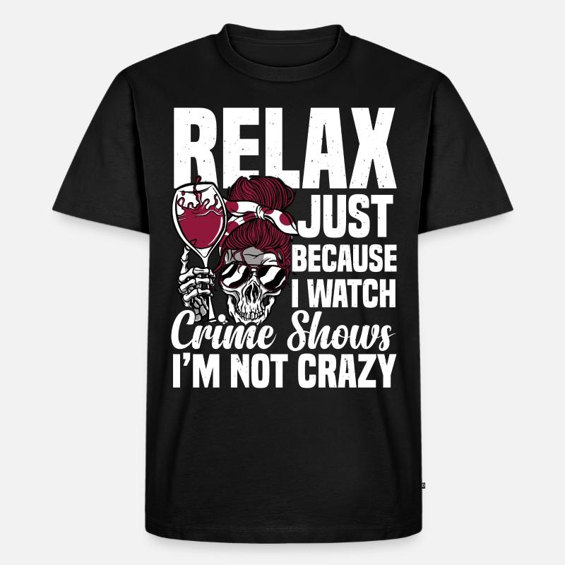 True Crime - Männer Premium Bio T-Shirt - Schwarz