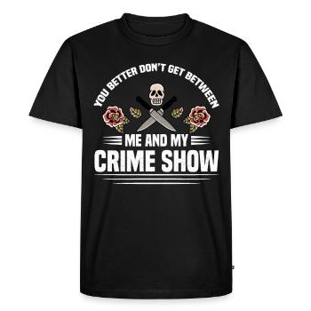 Vrai crime - T-shirt Premium bio Homme - noir - Devant - Nico (187cm)