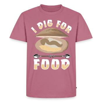 Moules Fruits de mer - T-shirt Premium bio Homme - mauve - Devant - Nico (187cm)