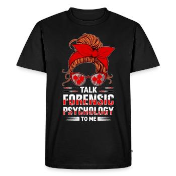 Vrai crime - T-shirt Premium bio Homme - noir - Devant - Nico (187cm)