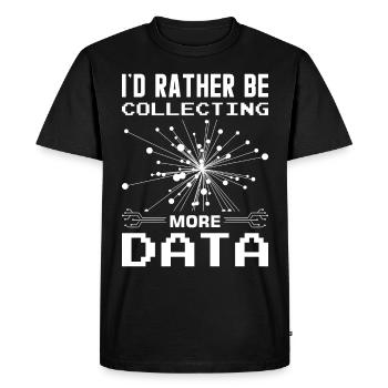 Machine Learning Algorithms AI Data Analyst - Men's Premium Organic T-Shirt - black - Front - Nico (187cm)