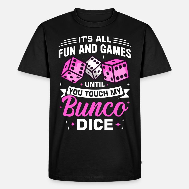 Bunco - Männer Premium Bio T-Shirt - Schwarz