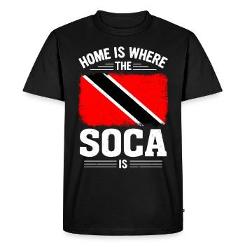 Soca Dance Trinité-et-Tobago - T-shirt Premium bio Homme - noir - Devant - Nico (187cm)
