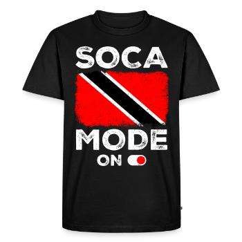 Soca Dance Trinité-et-Tobago - T-shirt Premium bio Homme - noir - Devant - Nico (187cm)