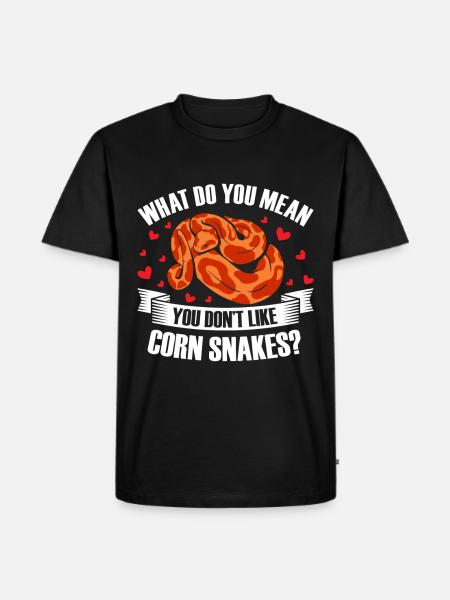 Serpent des blés Snake - T-shirt Premium bio Homme - noir