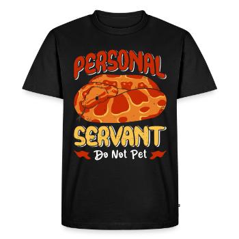 Serpent des blés Snake - T-shirt Premium bio Homme - noir - Devant - Nico (187cm)