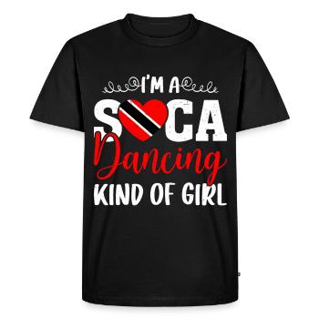 Soca Dance Trinidad Tobago - Men's Premium Organic T-Shirt - black - Front - Nico (187cm)