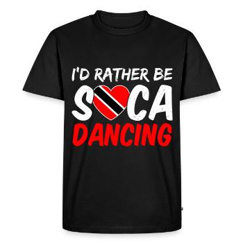Soca Dance Trinidad Tobago - Men's Premium Organic T-Shirt - black - Front - Nico (187cm)