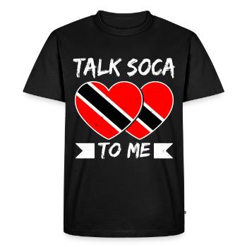 Soca Dance Trinidad Tobago - Men's Premium Organic T-Shirt - black - Front - Nico (187cm)