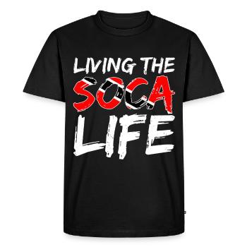 Soca Dance Trinidad Tobago - Men's Premium Organic T-Shirt - black - Front - Nico (187cm)