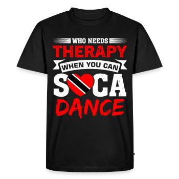 Soca Dance Trinidad Tobago - Men's Premium Organic T-Shirt - black - Front - Nico (187cm)
