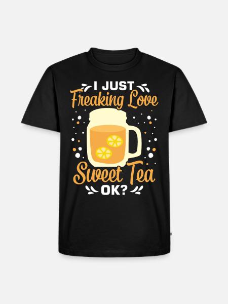 Sweet tea - Men's Premium Organic T-Shirt - black