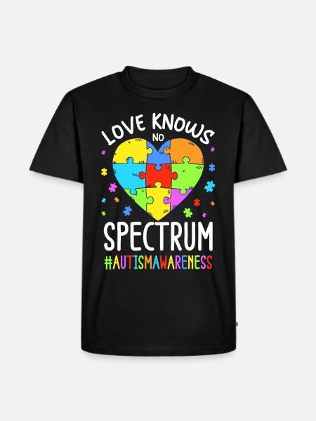 Autism Autistic Autistic - Men's Premium Organic T-Shirt - black