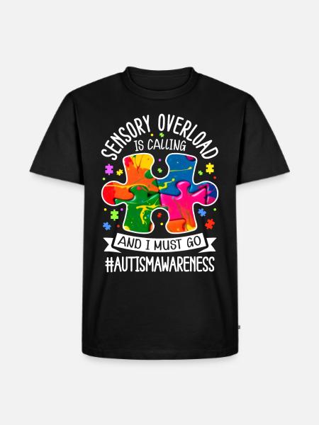 Autism Autistic Autistic - Men's Premium Organic T-Shirt - black