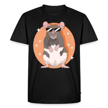 Rats Rat Owner Rat Lover Gift - Men's Premium Organic T-Shirt - black - Front - Nico (187cm)