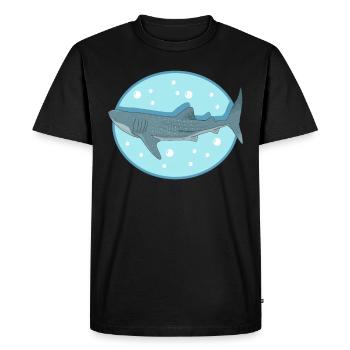 Requins-baleines Requin-baleine | Cadeau cool de requin-baleine - T-shirt Premium bio Homme - noir - Devant - Nico (187cm)