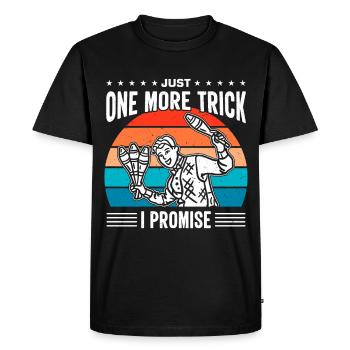 Funny juggling saying - Men's Premium Organic T-Shirt - black - Front - Nico (187cm)