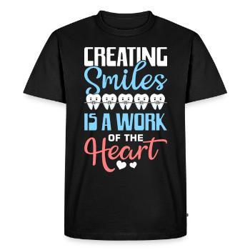 Braces orthodontist - Men's Premium Organic T-Shirt - black - Front - Nico (187cm)