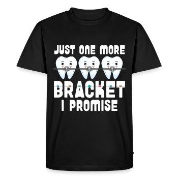 Braces orthodontist - Men's Premium Organic T-Shirt - black - Front - Nico (187cm)