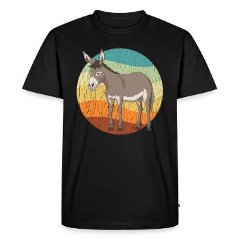 Mule Mule Muli Mule Cadeau - T-shirt Premium bio Homme - noir - Devant - Nico (187cm)