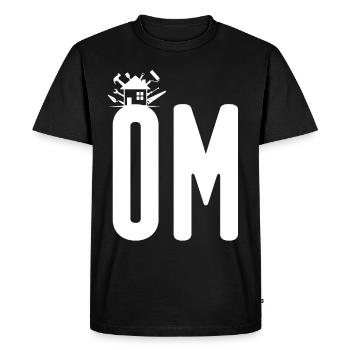 OM! Home! - T-shirt Premium bio Homme - noir - Devant - Nico (187cm)