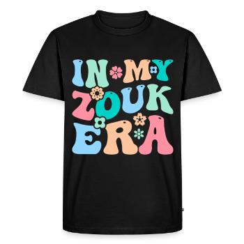 Drôle de danseur de zouk disant - T-shirt Premium bio Homme - noir - Devant - Nico (187cm)