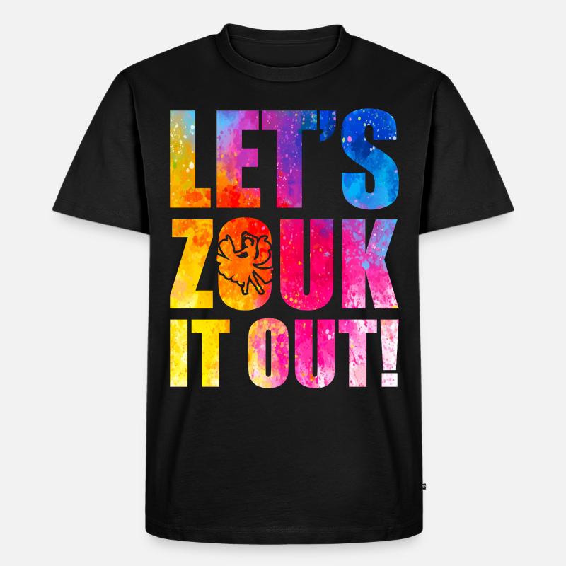 Witziger Zouk Tänzer Spruch - Männer Premium Bio T-Shirt - Schwarz