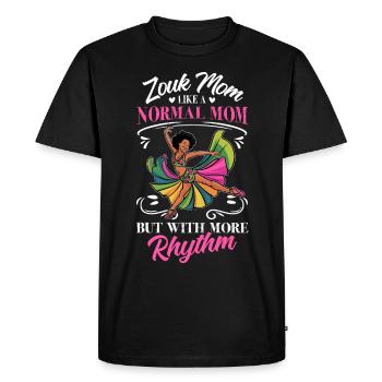 Drôle de danseur de zouk disant - T-shirt Premium bio Homme - noir - Devant - Nico (187cm)