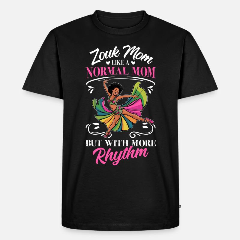 Witziger Zouk Tänzer Spruch - Männer Premium Bio T-Shirt - Schwarz