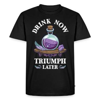 Potion Fantasy Enthousiaste RPG Gamer - T-shirt Premium bio Homme - noir - Devant - Nico (187cm)