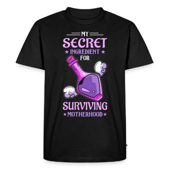 Potion Fantasy Enthousiaste RPG Gamer - T-shirt Premium bio Homme - noir - Devant - Nico (187cm)