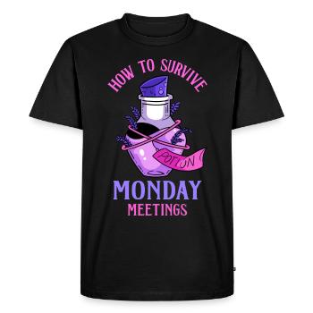 Potion Fantasy Enthousiaste RPG Gamer - T-shirt Premium bio Homme - noir - Devant - Nico (187cm)