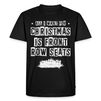 Tout ce que Noël veut Musique de Noël en premier - T-shirt Premium bio Homme - noir - Devant - Nico (187cm)