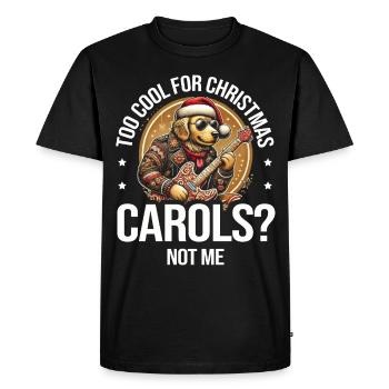 Des chants de Noël sympas ? Pas moi amoureux des vacances - T-shirt Premium bio Homme - noir - Devant - Nico (187cm)