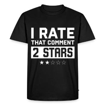 Sarcasm Sarcastic - Men's Premium Organic T-Shirt - black - Front - Nico (187cm)