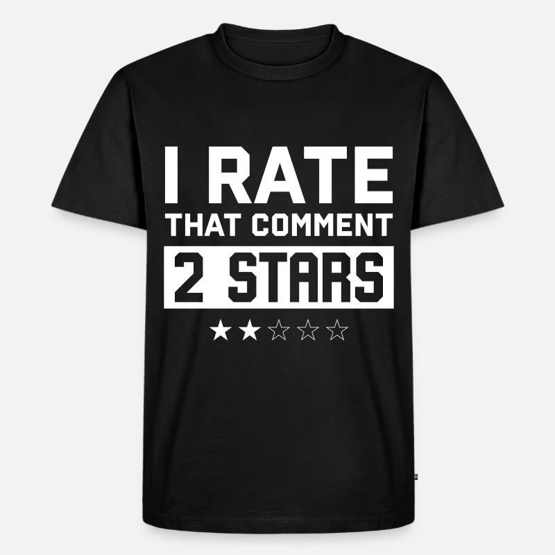 Sarkasmus Sarkastisch - Männer Premium Bio T-Shirt - Schwarz