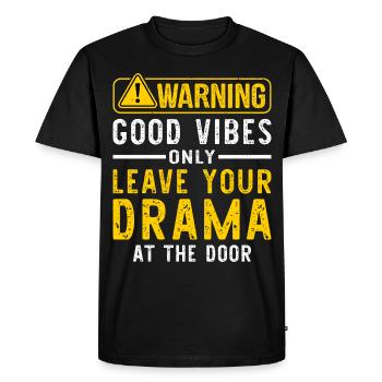 Sarcasm Sarcastic - Men's Premium Organic T-Shirt - black - Front - Nico (187cm)