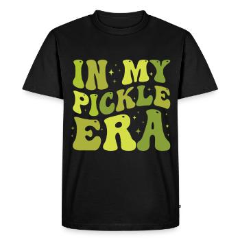 Cornichon à l’aneth Je suis l’un des cornichons - T-shirt Premium bio Homme - noir - Devant - Nico (187cm)