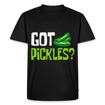 Cornichon Cornichon Cornichon - T-shirt Premium bio Homme - noir - Devant - Nico (187cm)