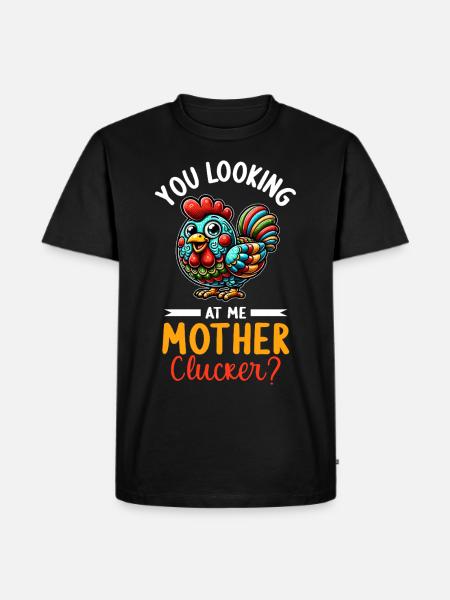 Chicken Chickens - Men's Premium Organic T-Shirt - black
