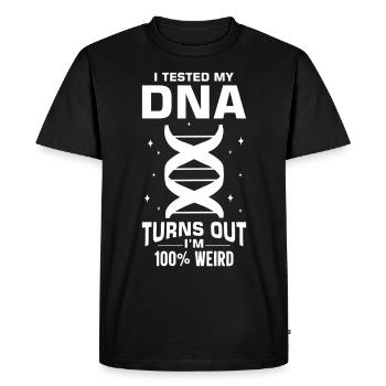Test ADN génétique Crispr Microbiology - T-shirt Premium bio Homme - noir - Devant - Nico (187cm)